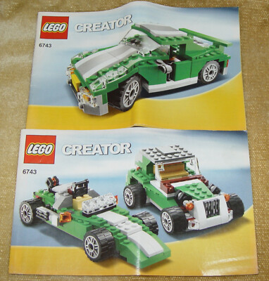LEGO Sets: Creator Traffic 6743-1 Street Speeder (2009) 100% RACER mit Anleitung