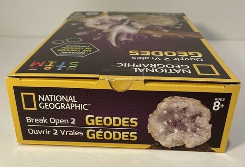 National Geographic Brand New Break Open Geodes Treasures Kids Educational Toys - Picture 3 of 6