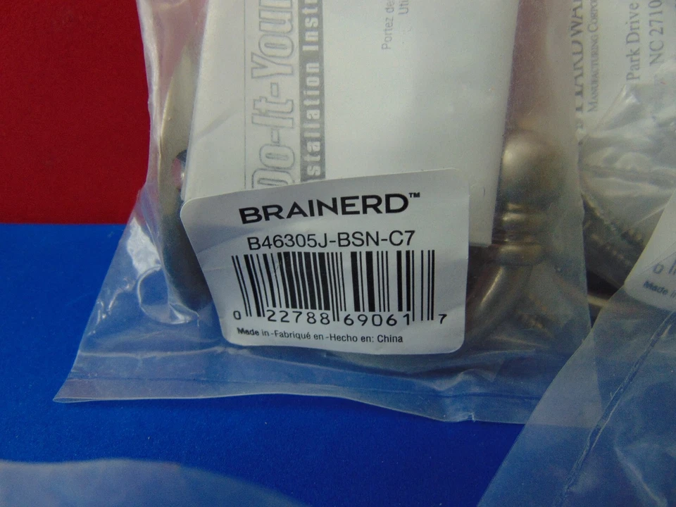 Lote de 8 ganchos Liberty Hardware Brainerd con herrajes e instrucciones nuevos sellados Foto 2 de 4