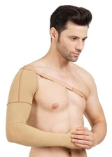 Medical Compression Arm Sleeve with shoulder Strap & Palm | MODERATE COMPRESSION