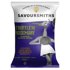 24.40g Savoursmiths Truffle and Rosemary Crisps