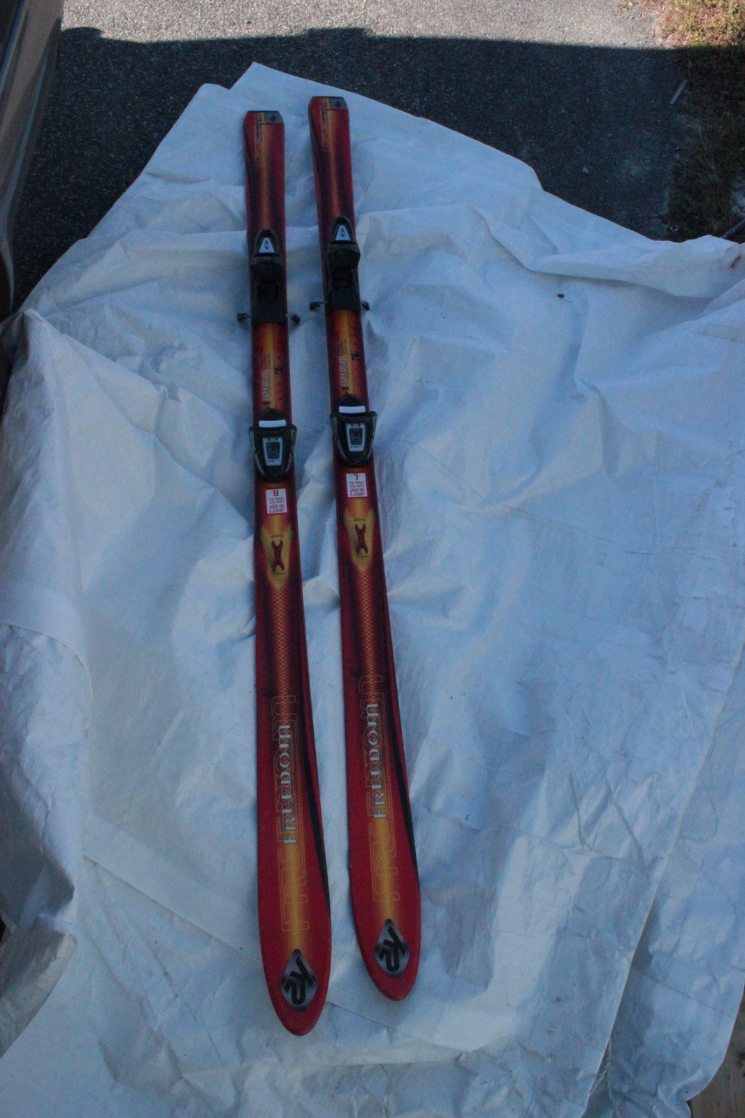 Sci K2 Freedom 64 178 cm attacco 100 69 90 Salomon c 509