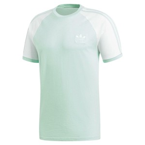 adidas trefoil 3 stripes t shirt in navy