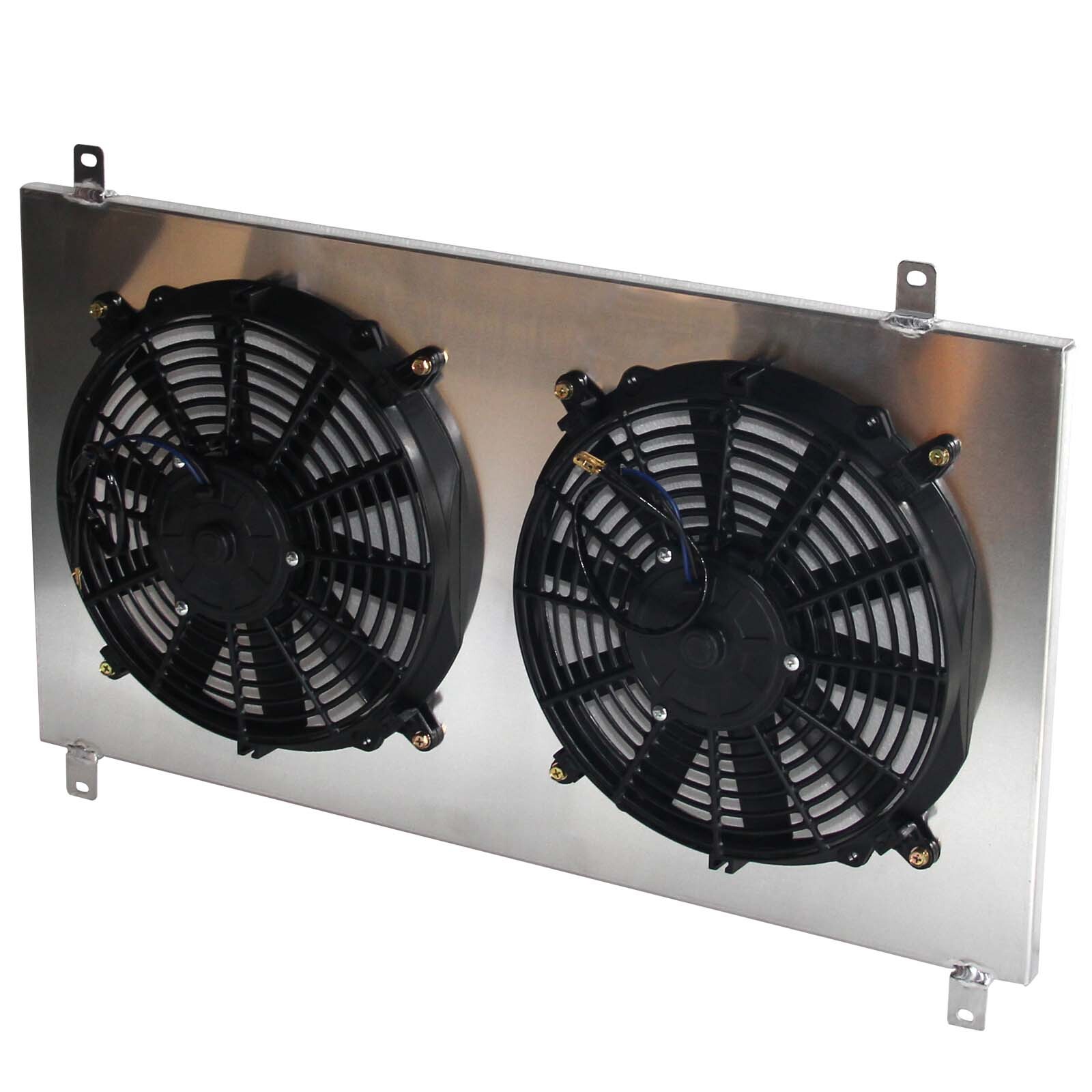 Aluminum Shroud + Fan For Toyota Supra MK4 JZA80 2JZGTE 6cyl 3.0L MT