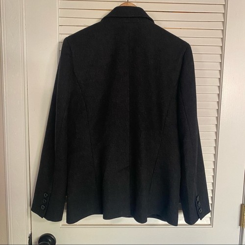 Spiegel vintage wool/cashmere blend womens gray blazer size 12 - Picture 6 of 12