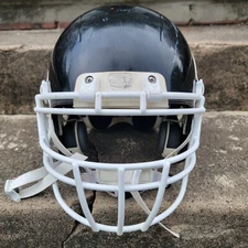 Xenith X2 Football Helmet - Youth Medium YM Reg - Black W/ White Facemask 2012