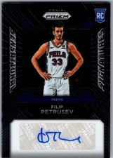 23-24 PRIZM SENSATIONAL SIGNATURES - FILIP PETRUSEV #SS-FP PHILADELPHIA 76ERS