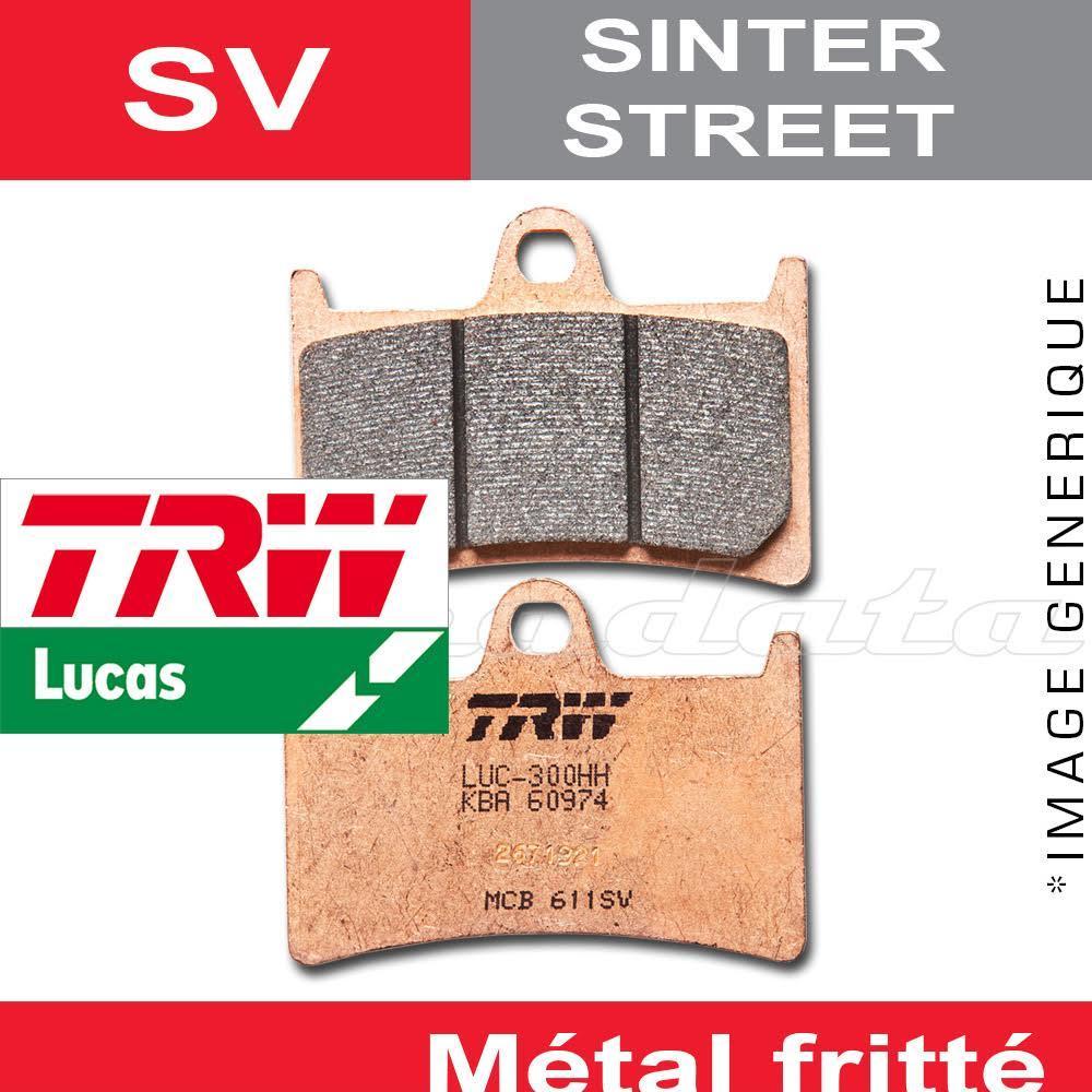 Plaquettes de frein TRW Lucas MCB 777 SV métal fritté avant pour moto Harley FLSTC 1584