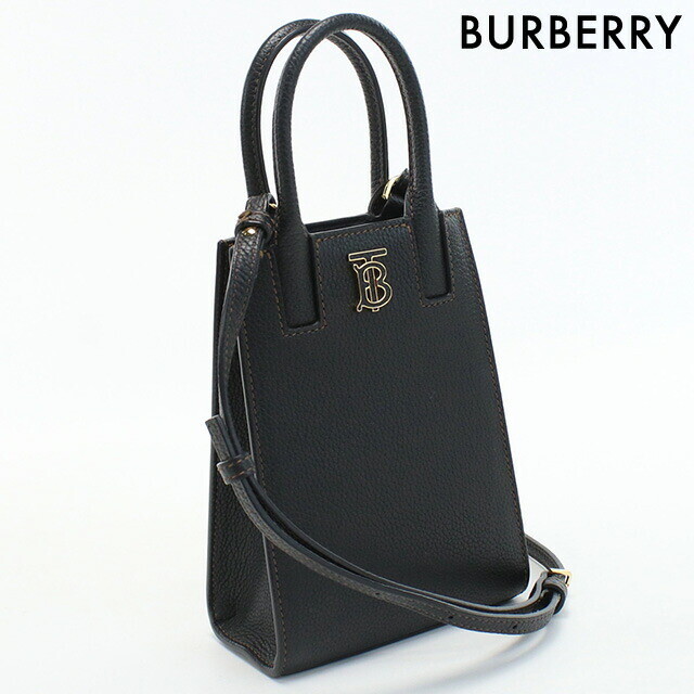 Used Burberry Handbag Women s Brand BURBERRY Micro Francis Tote Leather 805230