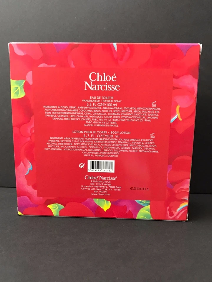 Juego de 2 piezas Chloe Narcisse de Chloe 3,4 EDT spray + 6,7 B/L para mujer nuevo en caja Foto 2 de 2