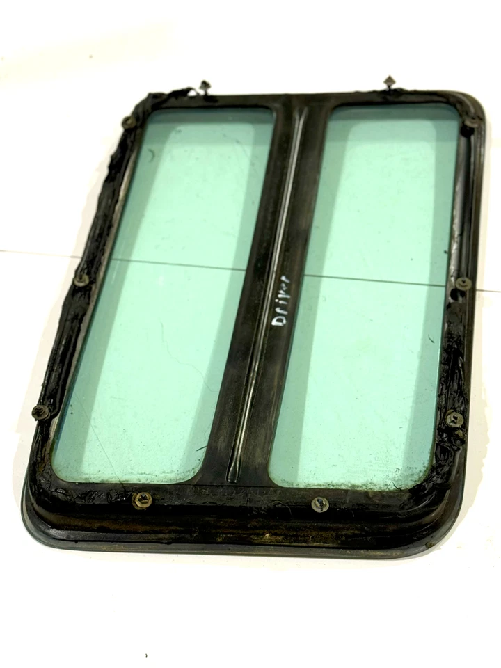 1980-1991 FORD F150 F250 F350 EXTENDED CAB DRIVER LEFT QUARTER SPLIT WINDOW - Image 4 of 4