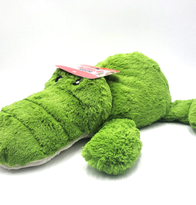 KONG Cozie Jumbo Ali Alligator Squeaky Plush Toss & Shake Dog