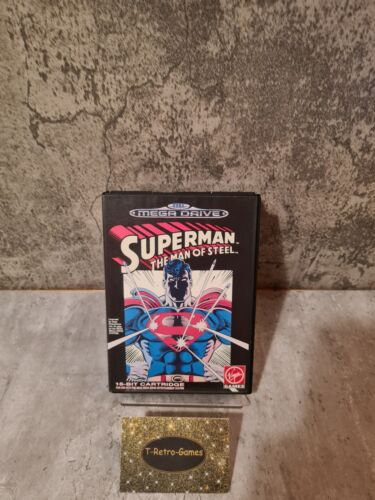 Sega Mega Drive Superman The Man of Steel con embalaje original e instrucciones multi idioma  - Imagen 1 de 10