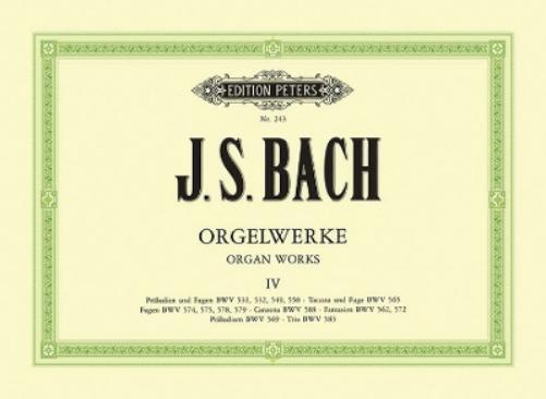 Thumbnail - `bach, Johann Sebasti` Complete Organ Works Vol 4 Book Neu