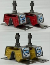 4 Stainless Marine Engine Motor Mount Set Rep...