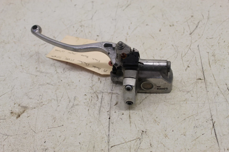 89 HONDA SHADOW VLX 600 VT600 OEM CILINDRO MESTRE DE FREIO COM ALAVANCA F10 - Imagem 4 de 4
