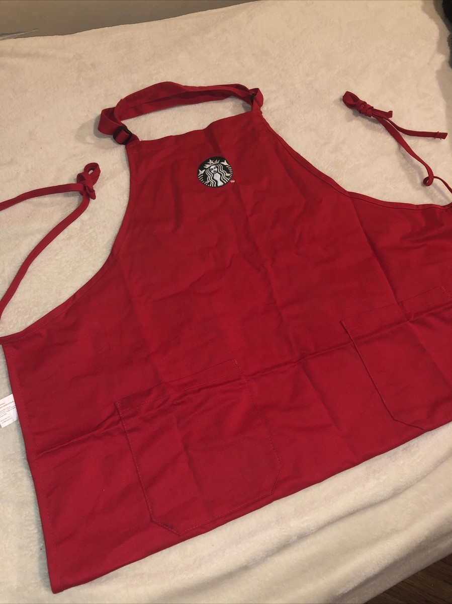 Starbucks Red Apron Holiday (with Pockets) | eBay