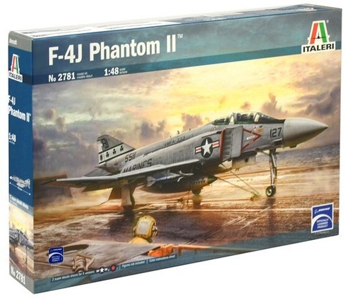 1/48 Italeri 2781 - F-4J Phantom II Plastic Model kit Vietnam Era - Picture 2 of 5