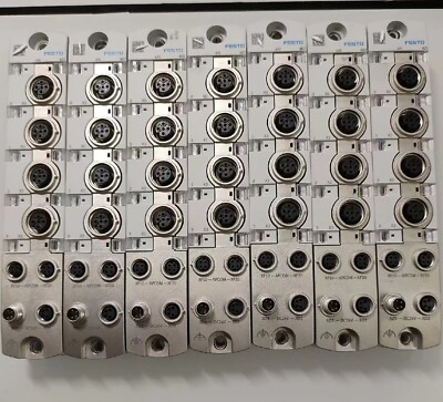 1pc USED FESTO 8086606 CPX-AP-I-4AI-U-I-RTD-M12 TESTED By DHL or FedEx #VPG6 CH