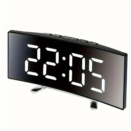 Digitaler LED Wecker mit Temperatur Uhr Schlummerfunktion Tischuhr - Bild 5 von 6