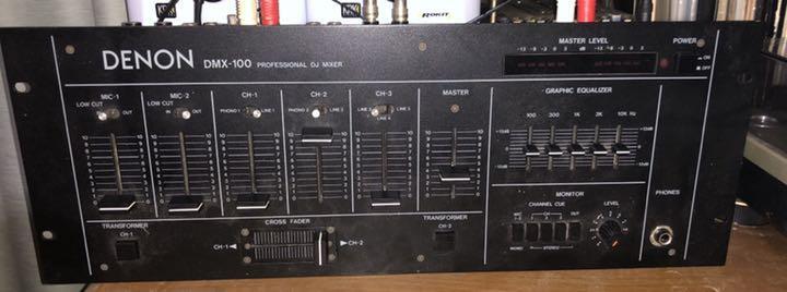 DENON DMX-100 DJミキサー 通電確認済み DENON DMX-100 professional DJ mixer used Japan | eBay