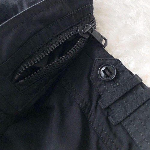 Burberry Black Label Military Jacket Nova Check Horse Embroidery Black Men's - Picture 7 of 15
