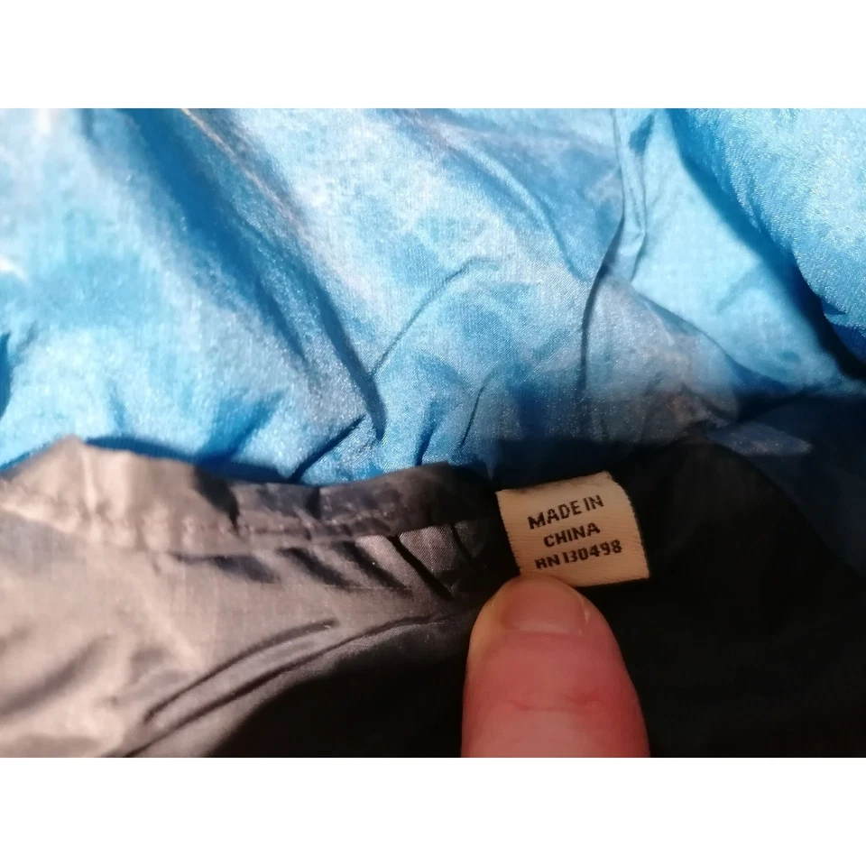 Jack Wills Manteau M Noir Bleu Veste Anorak Capuche Nylon Poche Zippée - Photo 4/4