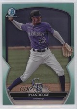 2023 Bowman Chrome Prospects Aqua Refractor 55/125 Dyan Jorge #BCP-235 s1i