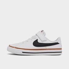 NIB Little Kids Nike Court Legacy DA5381 102 White/Desert Ochre/Gum Light Brown/