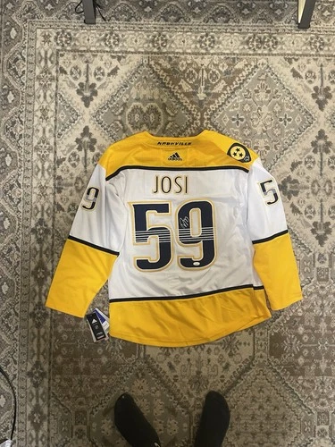 Roman Josi Autographed Nashville Predators Custom Hockey Jersey JSA Certified