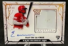 ELLY DE LA CRUZ Rookie Card Auto 2024 Topps Inception 2B & HR BASE RELIC #36/44