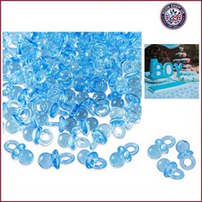 Mini Acrylic Baby Pacifiers for Baby Shower Decorations, Table Scatter, Party...