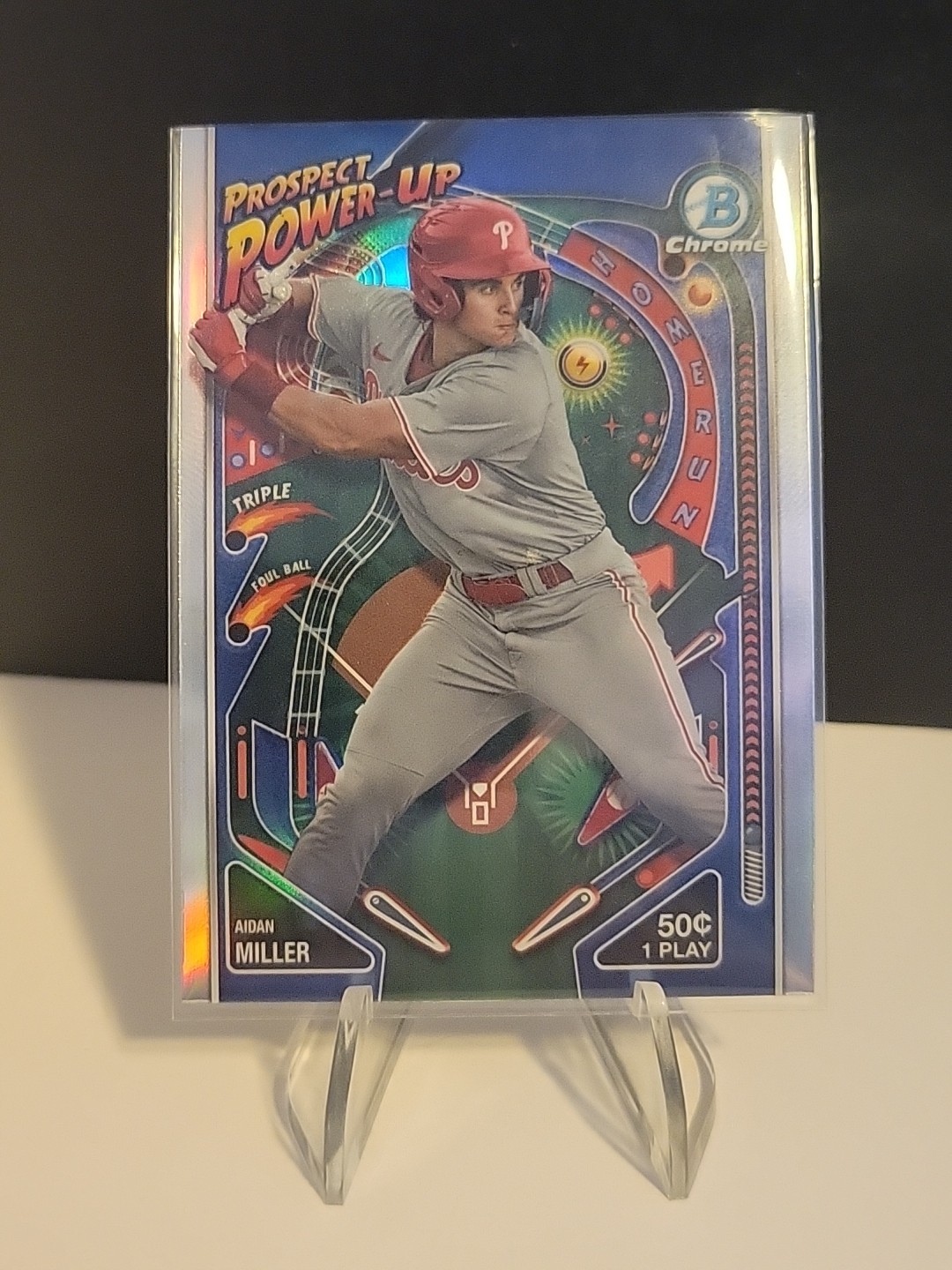 2024 Bowman - Prospect Power Up #PP-18 Aidan Miller (RC) Philadelphia Phillies