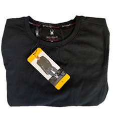 Spyder Women's Long Sleeve Top S Black Activewear Layering Skiing Yoga NWT