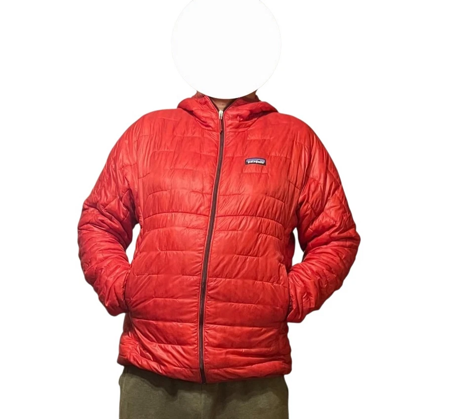 Chaqueta PATAGONIA Hombre MICRO PUFF HOODY Rojo Fuego Talla GRANDE Foto 2 de 4