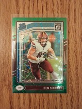 2024 Panini Donruss Optic - Ben Sinnott Green Velocity Rookie #207 (RC)