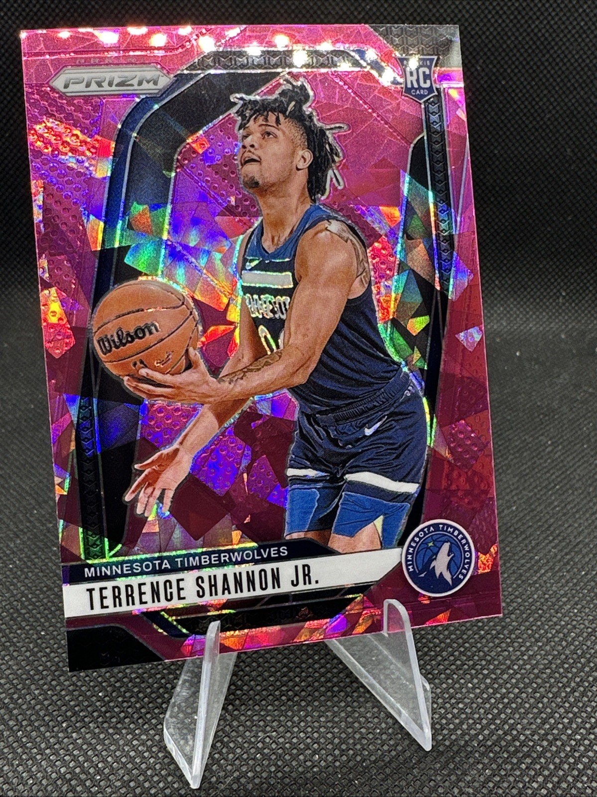 2024-25 Panini Prizm - Terrence Shannon Jr. #224 Pink Ice Prizm (RC)