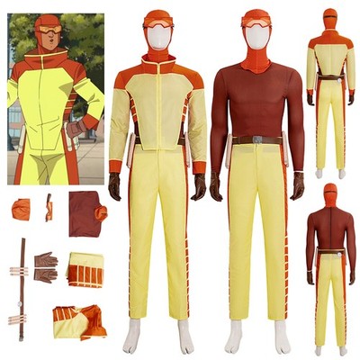 2025 Invincible Saison 3 Rex Splode Cosplay Costume Jacket Pants Halloween Mens