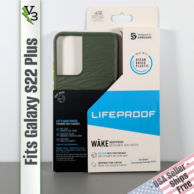 LifeProof WAKE Case for Galaxy S22 Plus - Gambit Green | Eco-Friendly Protection