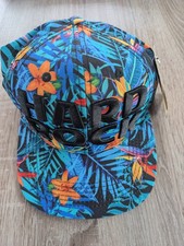 NWT Hard Rock Cafe Snapback Hat Tropical Floral Adjustable Cap Unisex