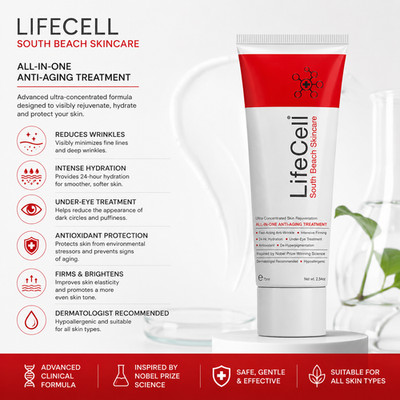 South Beach All-In-One Anti-Aging Treatment, 2.54oz   Firming & Hydrating Care