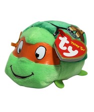Teeny Tys - Miguel Ángel la Tortuga Ninja Mutante Adolescente, Animal de Peluche Como Nuevo