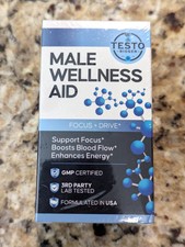 Testo Biogen Male Wellness Aid Focus Drive 60 tablets
