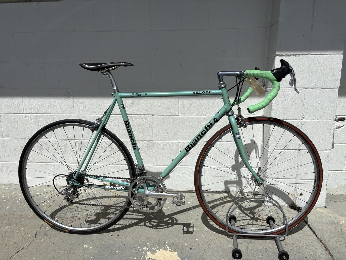Vintage Bianchi Veloce Made In Italy Full Campagnolo 56cm | eBay
