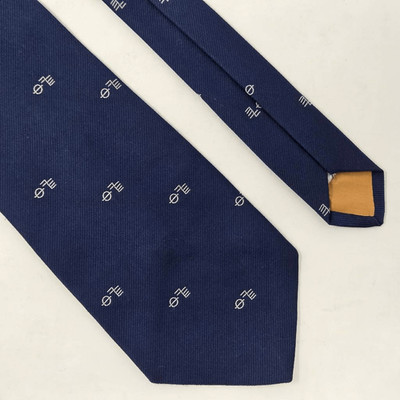 HEMPEL MARINE PAINTS POLY TIE NAVY BLUE LOGO VINTAGE NAUTICAL YACHT 3.75'' X 55''