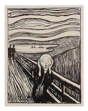 Edvard Munch Der Schrei Wandkunst Klassischer Expressionistischer Druc