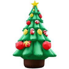 12FT Inflatable Christmas Tree with Gifts  Candy Canes, 6 LED Lights