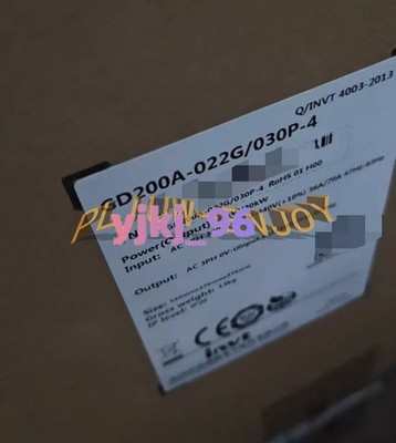 1PC New INVT Inverter GD200A-022G/030P-4 22KW