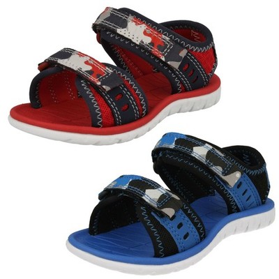Jungen Clarks Freizeit Riemchen Sandalen ''Surfing Wave''