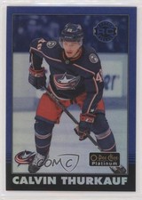 2020 O-Pee-Chee Platinum Retro Rookies Rainbow Blue 142/149 Calvin Thurkauf 4om